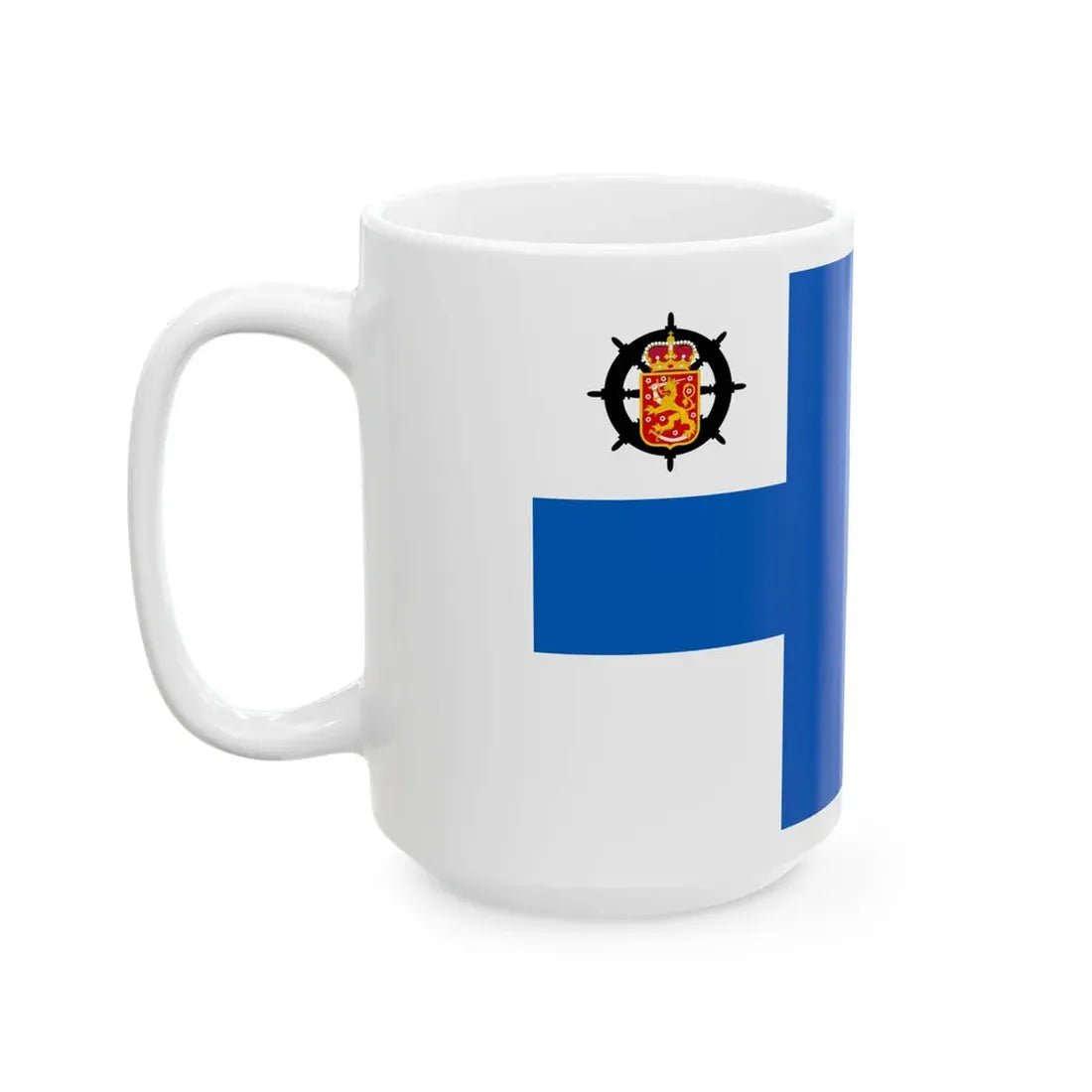 Suomen luotsilippu 1919-1920 (Finland) White Coffee Mug - Go Mug Yourself