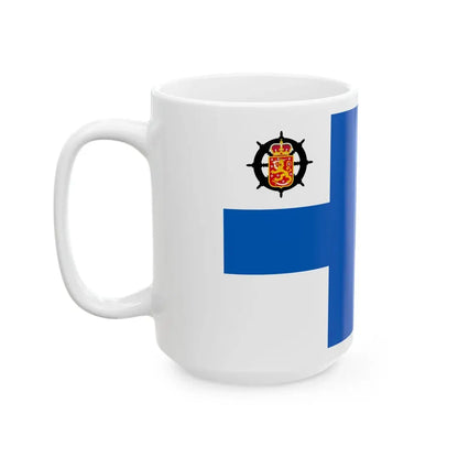 Suomen luotsilippu 1919-1920 (Finland) White Coffee Mug - Go Mug Yourself