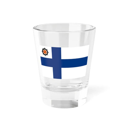 Suomen luotsilippu 1920-1978 (Finland) Shot Glass 1.5oz 1.5oz - Go Mug Yourself