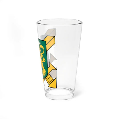 Suomen Maavoimien tunnus (Finland) (Coat of Arms) Pint Glass 16oz - Go Mug Yourself
