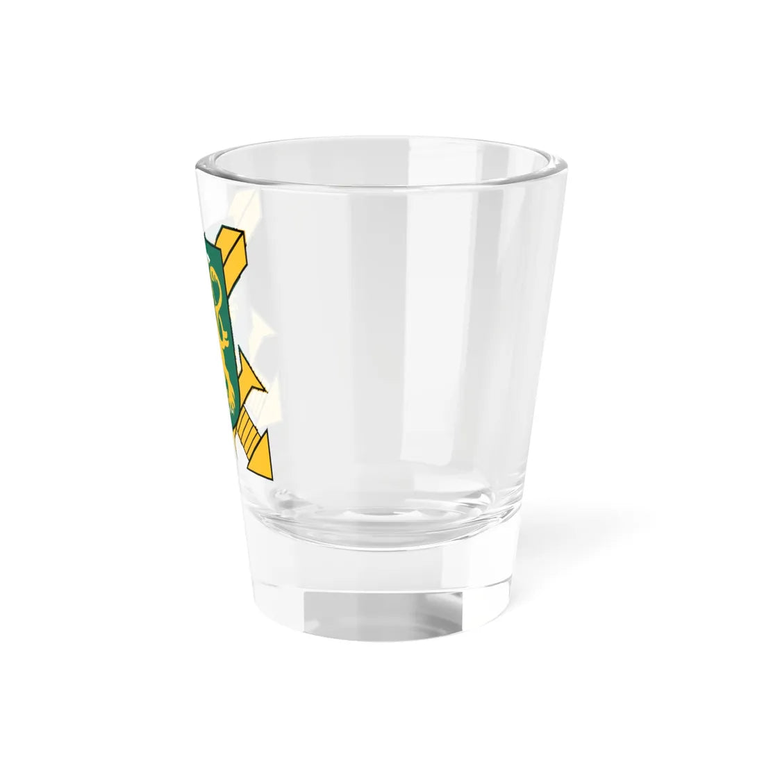 Suomen Maavoimien tunnus (Finland) (Coat of Arms) Shot Glass 1.5oz - Go Mug Yourself