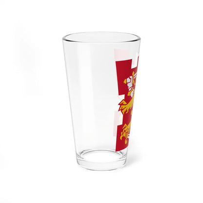 Suomen Puolustusvoimien tornileijona (Finland) (Coat of Arms) Pint Glass 16oz - Go Mug Yourself