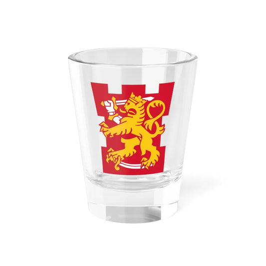Suomen Puolustusvoimien tornileijona (Finland) (Coat of Arms) Shot Glass 1.5oz 1.5oz - Go Mug Yourself