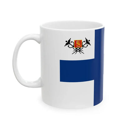 Suomen tullilippu 1920-1978 (Finland) White Coffee Mug - Go Mug Yourself
