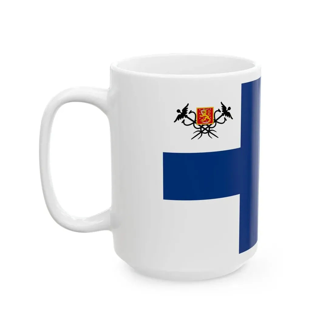Suomen tullilippu 1920-1978 (Finland) White Coffee Mug - Go Mug Yourself