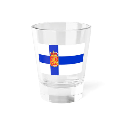 Suomen valtionlippu 1918-1920 (Finland) Shot Glass 1.5oz 1.5oz - Go Mug Yourself