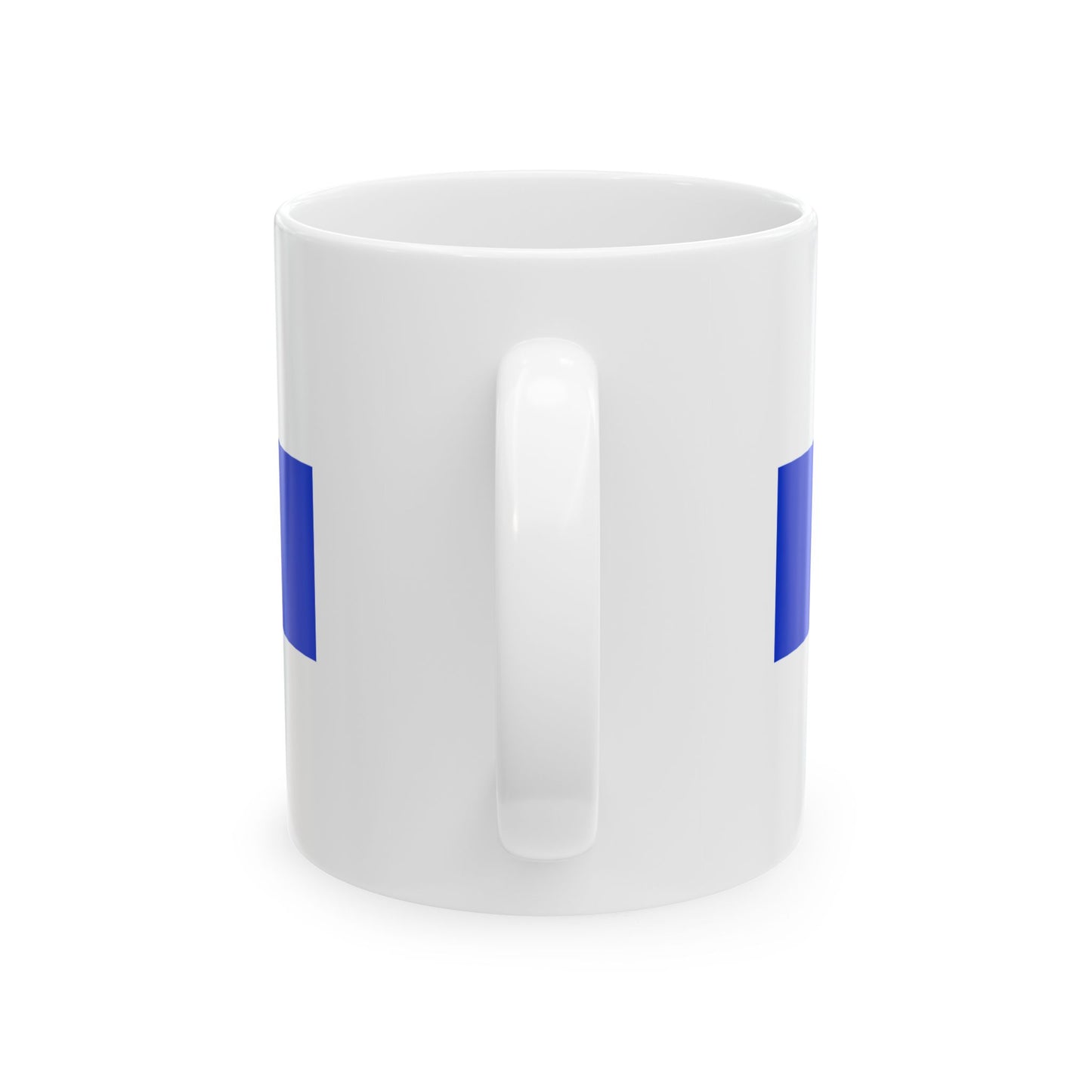 Suomen valtionlippu 1918-1920 (Finland) White Coffee Mug-Go Mug Yourself