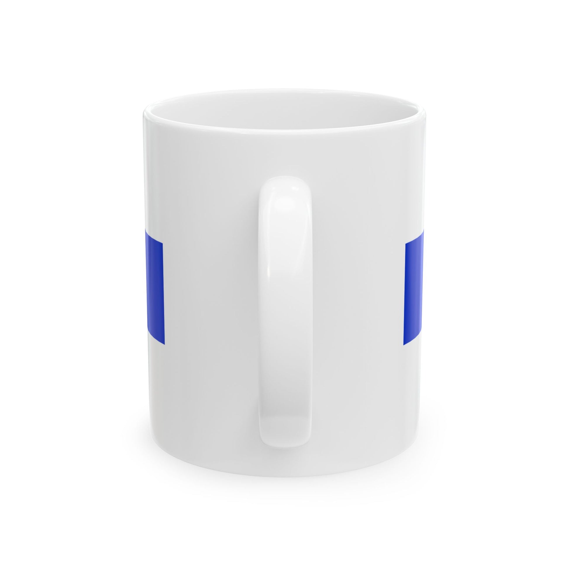 Suomen valtionlippu 1918-1920 (Finland) White Coffee Mug-Go Mug Yourself