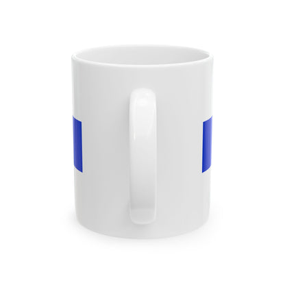 Suomen valtionlippu 1918-1920 (Finland) White Coffee Mug-Go Mug Yourself