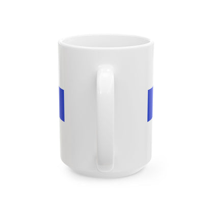 Suomen valtionlippu 1918-1920 (Finland) White Coffee Mug-Go Mug Yourself