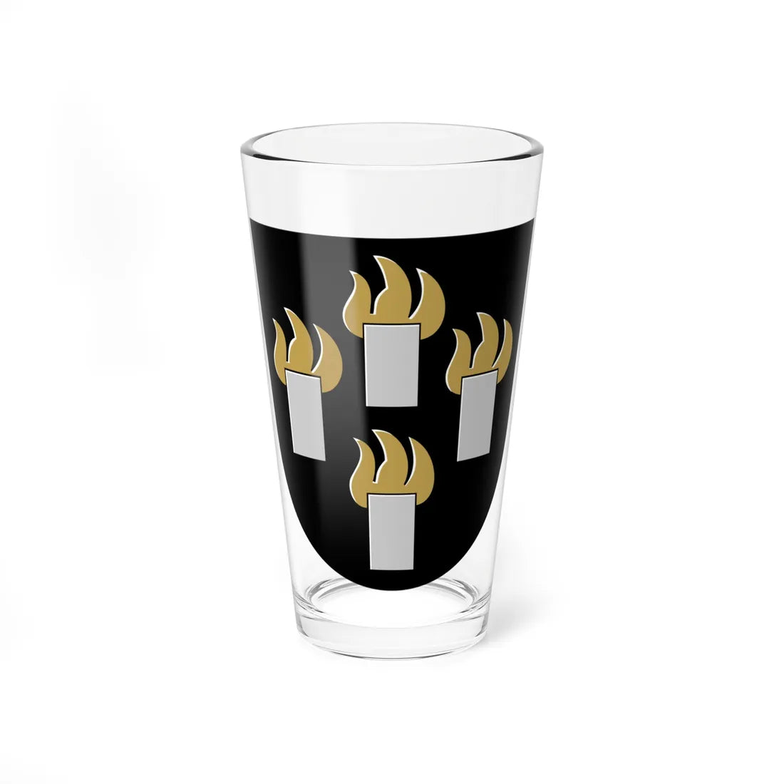 Suomussalmi.vaakuna (Finland) (Coat of Arms) Pint Glass 16oz 16oz - Go Mug Yourself