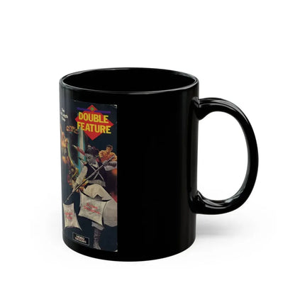 SUPER DRAGONS AND MAFIA VS NINJA (VHS COVER) - Black Coffee Mug - Go Mug Yourself