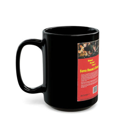 SUPER DRAGONS DYNAMO VERSION 2 (VHS COVER) - Black Coffee Mug-Go Mug Yourself