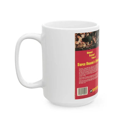 SUPER DRAGONS DYNAMO (VHS COVER) - White Coffee Mug - Go Mug Yourself