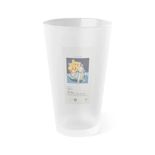 SUPER FLY (ITALIAN) 1972 Movie Poster - Frosted Pint Glass 16oz Default Title - Go Mug Yourself