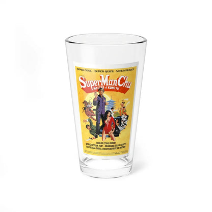 SUPER MAN CHU 1973 Movie Poster - Pint Glass 16oz-16oz-Go Mug Yourself