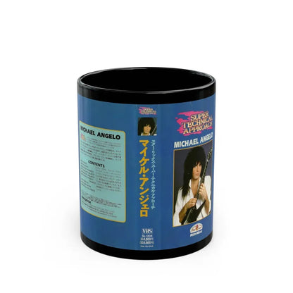 SUPER TECHICAL APPROACH MICHAEL ANGELO (VHS COVER) - Black Coffee Mug 11oz - Go Mug Yourself