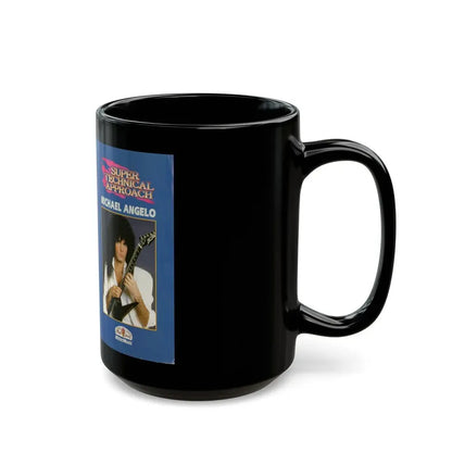 SUPER TECHICAL APPROACH MICHAEL ANGELO (VHS COVER) - Black Coffee Mug - Go Mug Yourself
