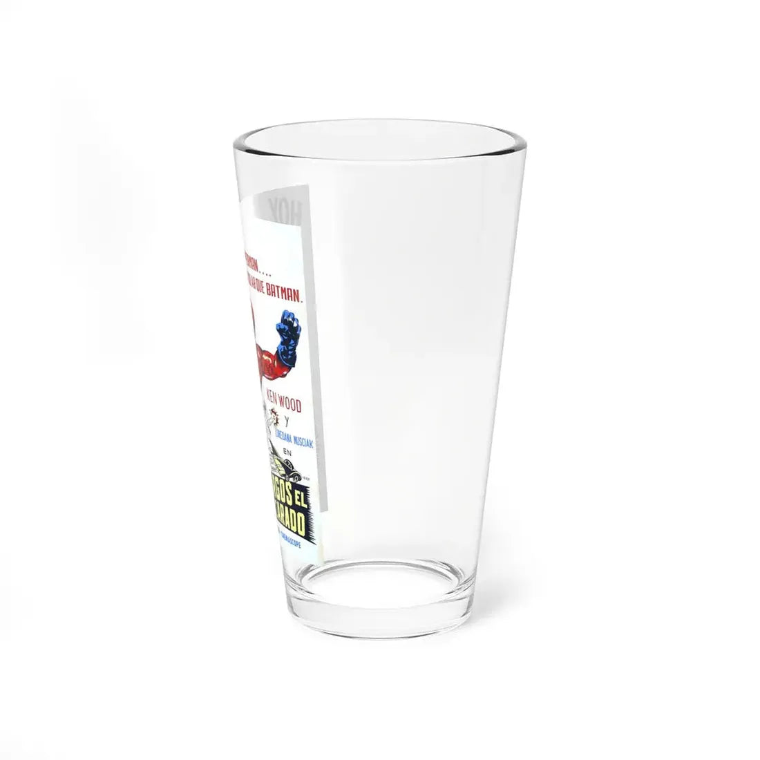 SUPERARGO VS DIABOLICUS 1966 Movie Poster - Pint Glass 16oz - Go Mug Yourself