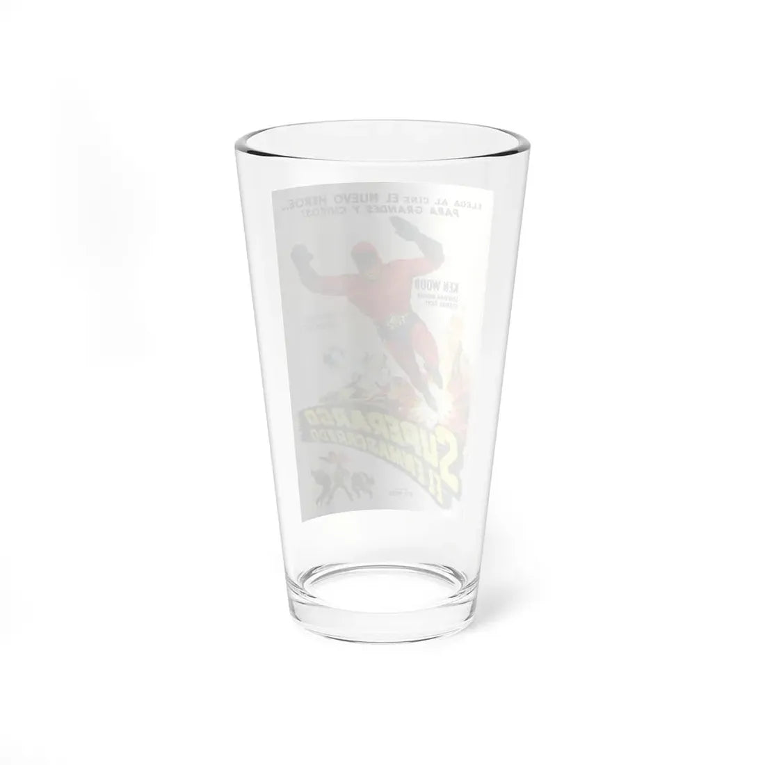 SUPERARGO VS DIABOLICUS (2) 1966 Movie Poster - Pint Glass 16oz - Go Mug Yourself
