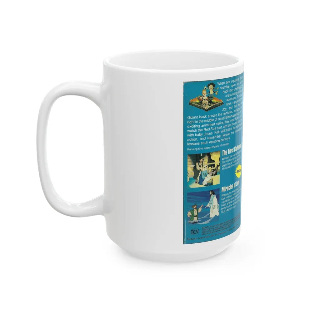 SUPERBOOK VIDEO BIBLE THE FIRST CHRISTMAS (VHS COVER) - White Coffee Mug-Go Mug Yourself