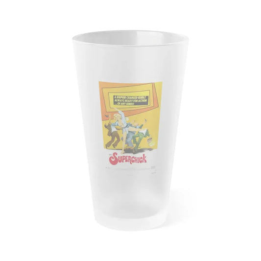 SUPERCHICK 1973 Movie Poster - Frosted Pint Glass 16oz Default Title - Go Mug Yourself