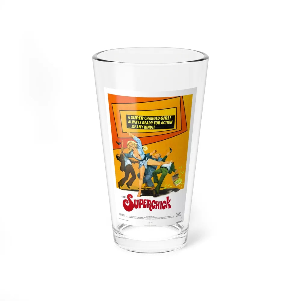 SUPERCHICK 1973 Movie Poster - Pint Glass 16oz-16oz-Go Mug Yourself