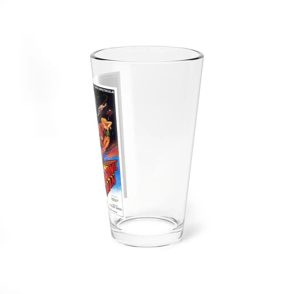 SUPERSONIC MAN 1979 Movie Poster - Pint Glass 16oz-Go Mug Yourself