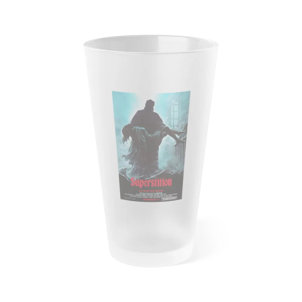 SUPERSTITION 1982 Movie Poster - Frosted Pint Glass 16oz-Go Mug Yourself