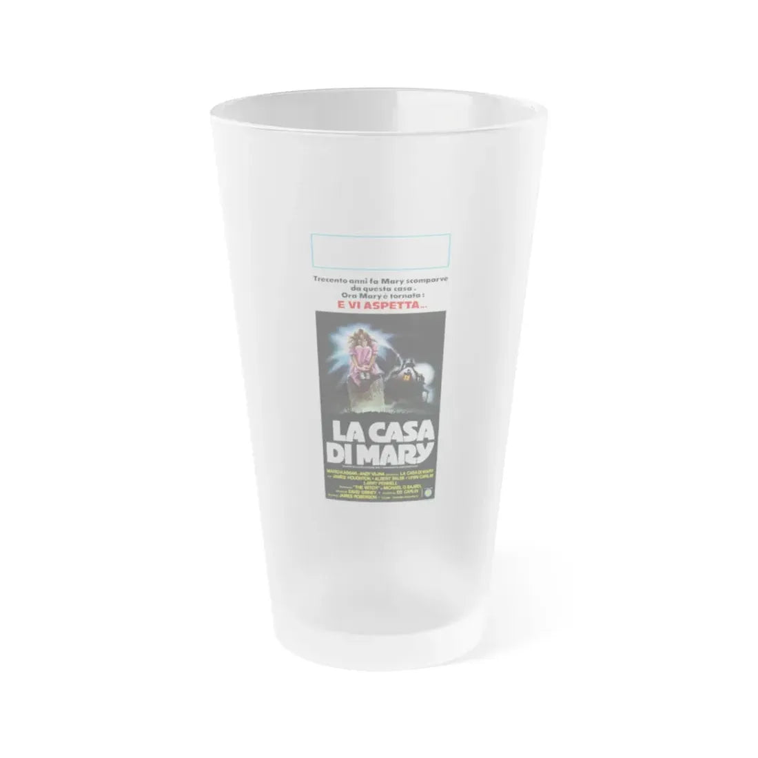 SUPERSTITION (ITALIAN) 1982 Movie Poster - Frosted Pint Glass 16oz Default Title - Go Mug Yourself