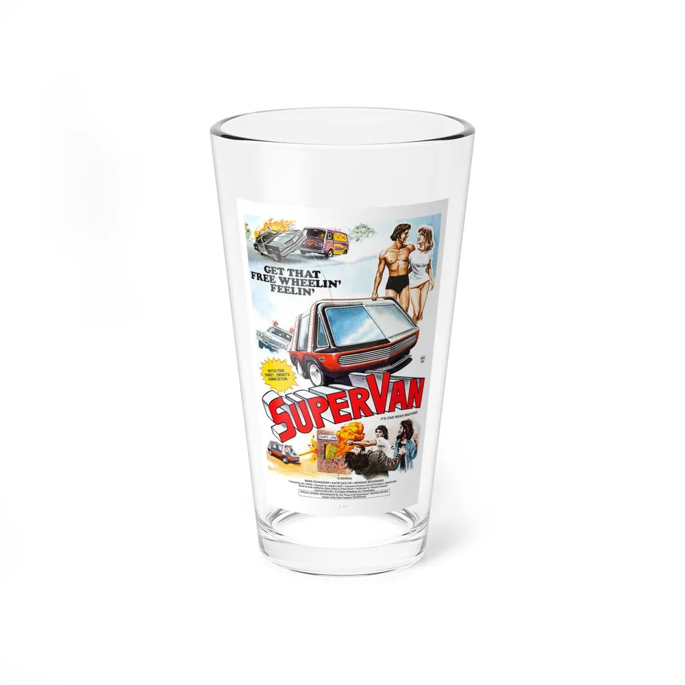 SUPERVAN 1977 Movie Poster - Pint Glass 16oz-16oz-Go Mug Yourself