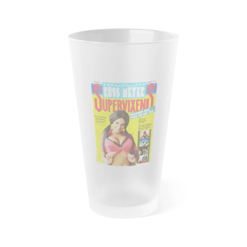 SUPERVIXENS (3) 1975 Movie Poster - Frosted Pint Glass 16oz-Go Mug Yourself