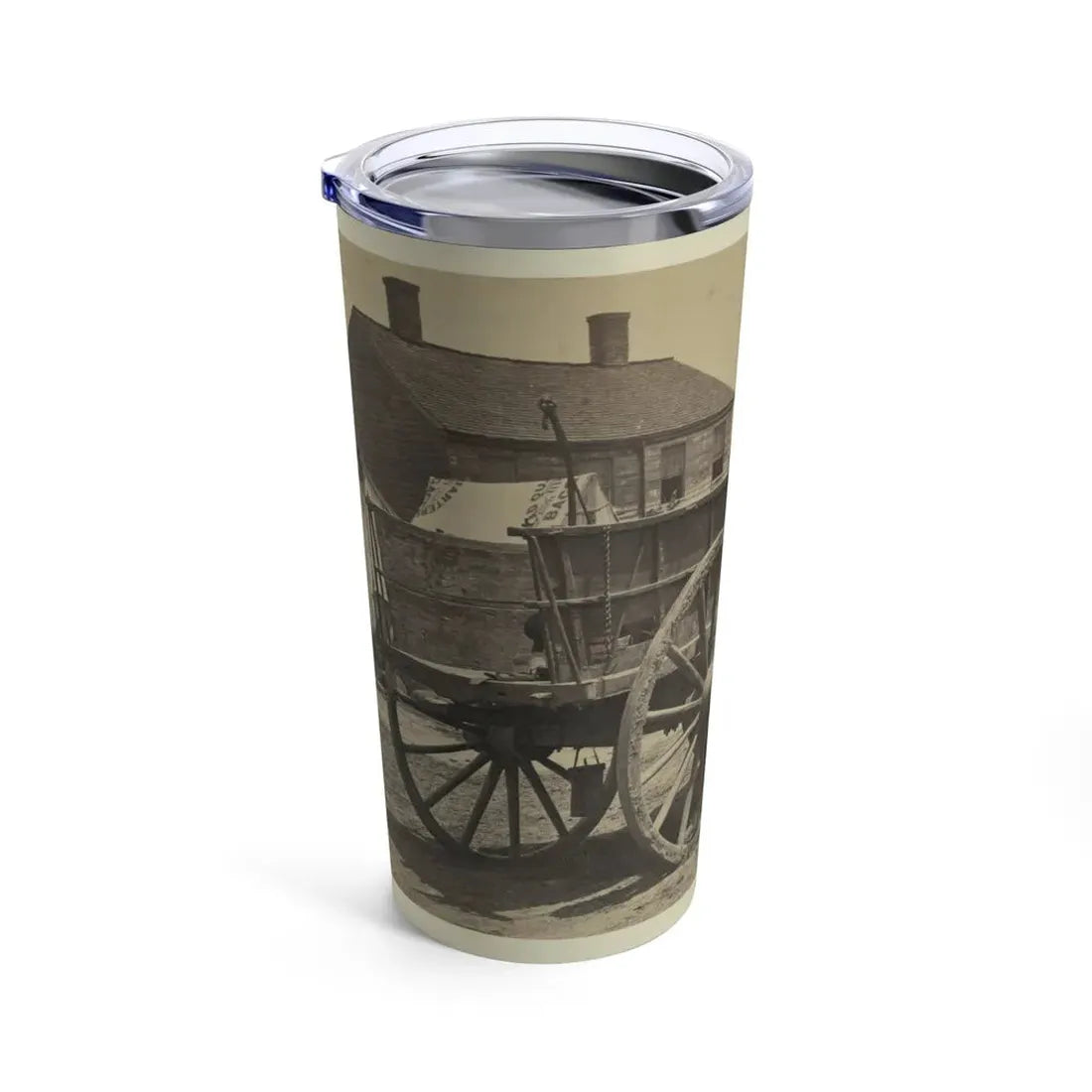 Supply Wagon, Probably In A Civil War Military Facility (U.S. Civil War) Tumbler 20oz - Go Mug Yourself