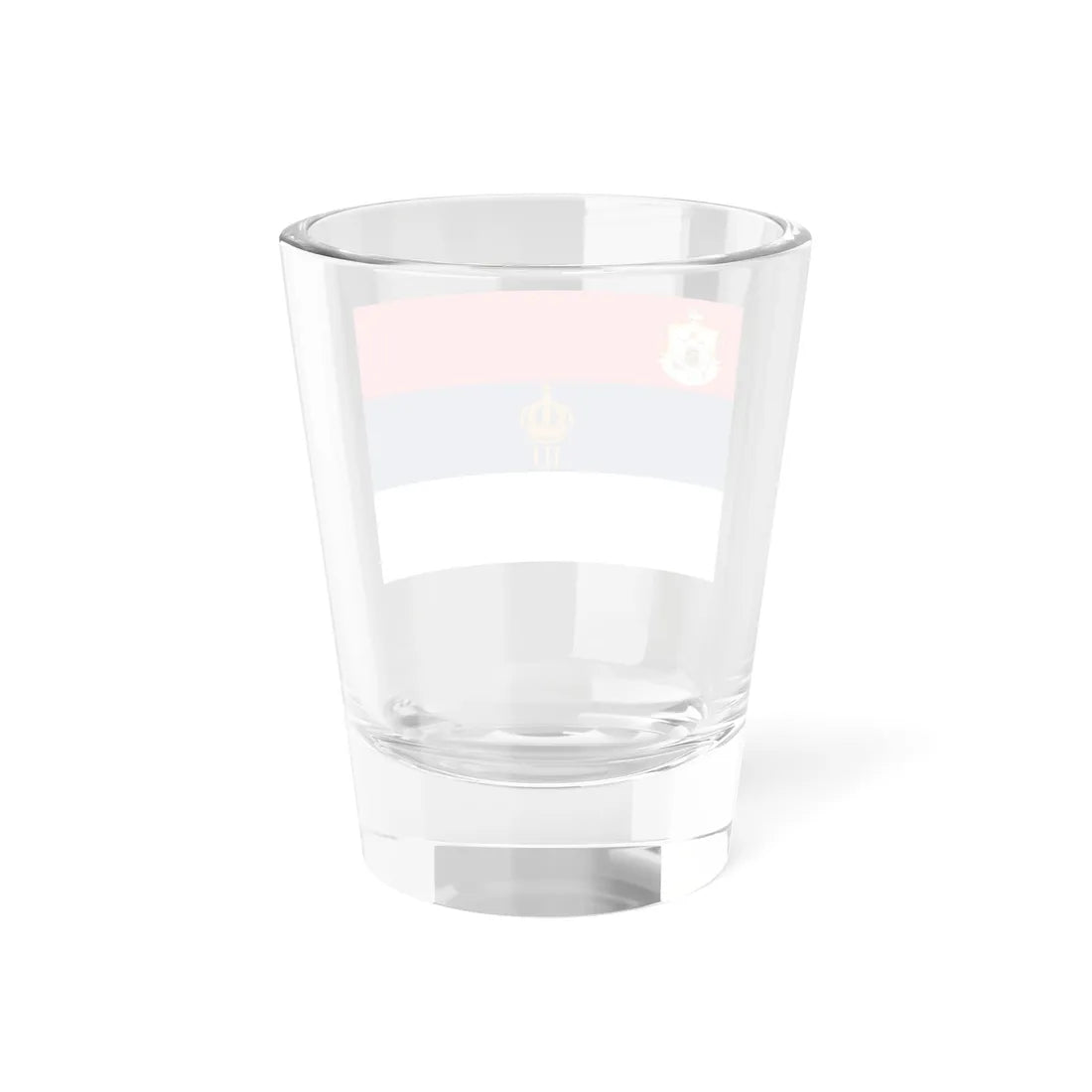 Supposed Crnogorska Narodna Vojska Vasojevićkih komita flag (Montenegro) Shot Glass 1.5oz - Go Mug Yourself