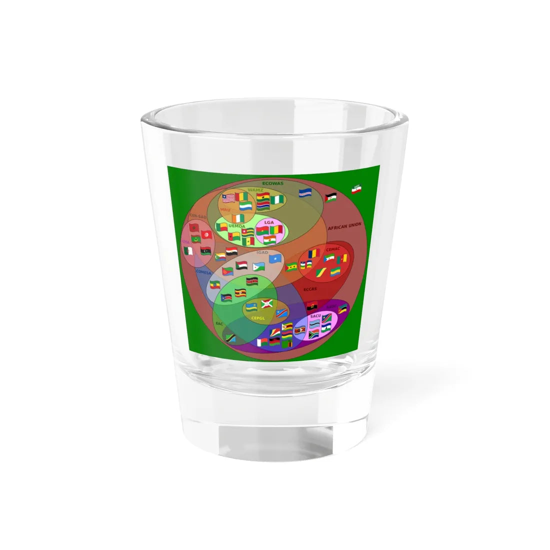 Supranational African Bodies-en (Eritrea) Shot Glass 1.5oz 1.5oz - Go Mug Yourself