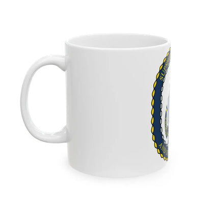 SUPSHIP Bath ME Detach (U.S. Navy) White Coffee Mug-Go Mug Yourself