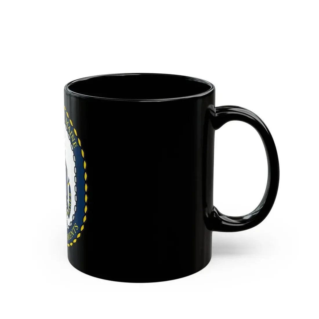 SUPSHIP Bath ME Detach (U.S. Navy) Black Coffee Mug - Go Mug Yourself