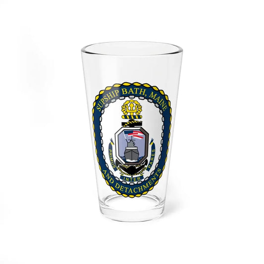 SUPSHIP Bath ME Detach (U.S. Navy) Pint Glass 16oz 16oz - Go Mug Yourself