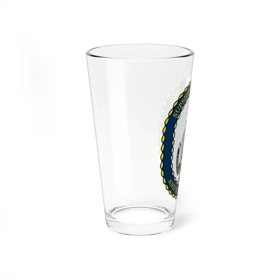 SUPSHIP Bath ME Detach (U.S. Navy) Pint Glass 16oz - Go Mug Yourself