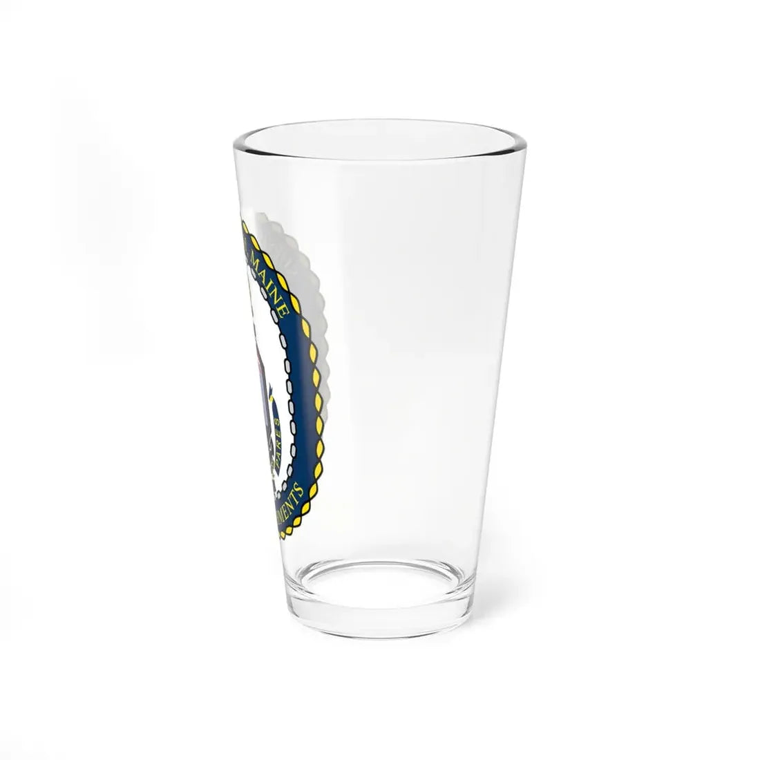 SUPSHIP Bath ME Detach (U.S. Navy) Pint Glass 16oz - Go Mug Yourself