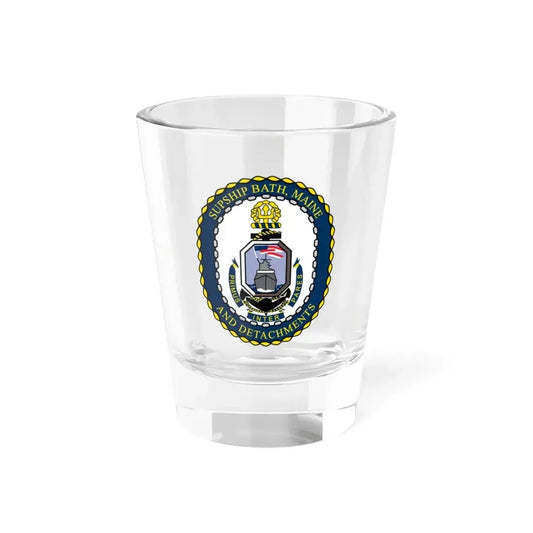 SUPSHIP Bath ME Detach (U.S. Navy) Shot Glass 1.5oz 1.5oz - Go Mug Yourself