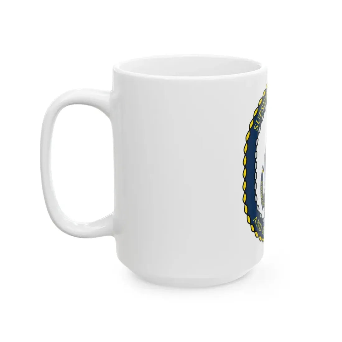 SUPSHIP Bath ME Detach (U.S. Navy) White Coffee Mug - Go Mug Yourself