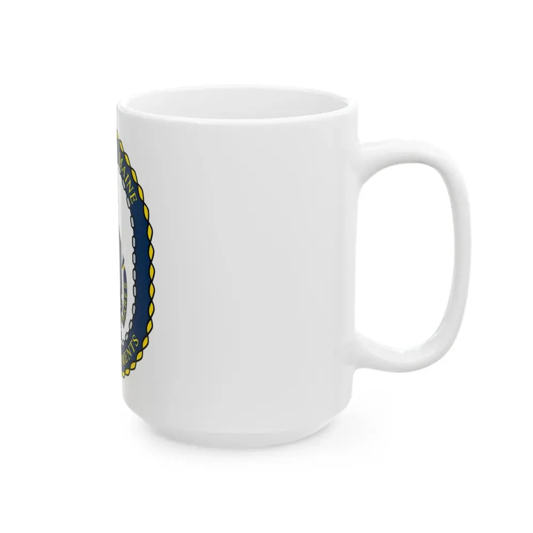 SUPSHIP Bath ME Detach (U.S. Navy) White Coffee Mug - Go Mug Yourself
