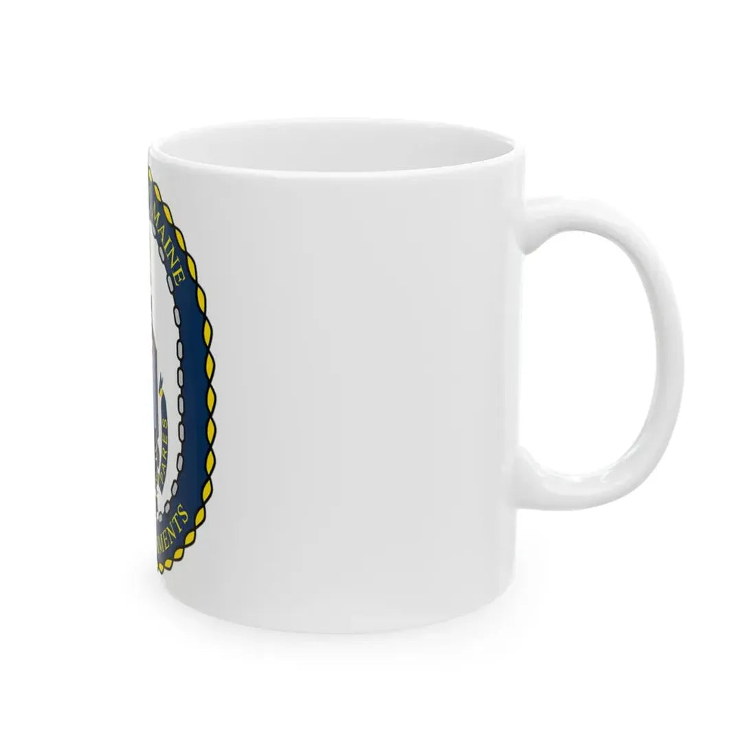 SUPSHIP Bath ME Detach (U.S. Navy) White Coffee Mug - Go Mug Yourself