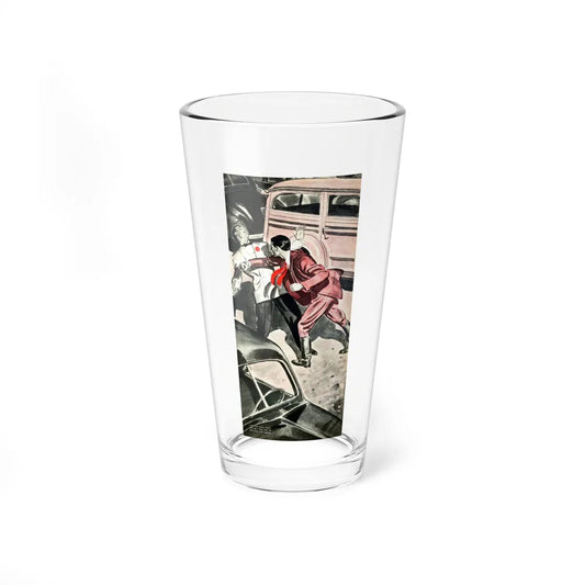 Sure, Money Talks, But (2), Liberty magazine, June 7, 1941 (Magazine Illustration) Pint Glass 16oz-16oz-Go Mug Yourself