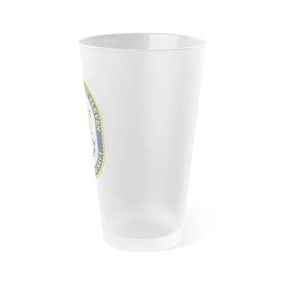 Surface DIV 11 USN (U.S. Navy) Frosted Pint Glass 16oz-Go Mug Yourself