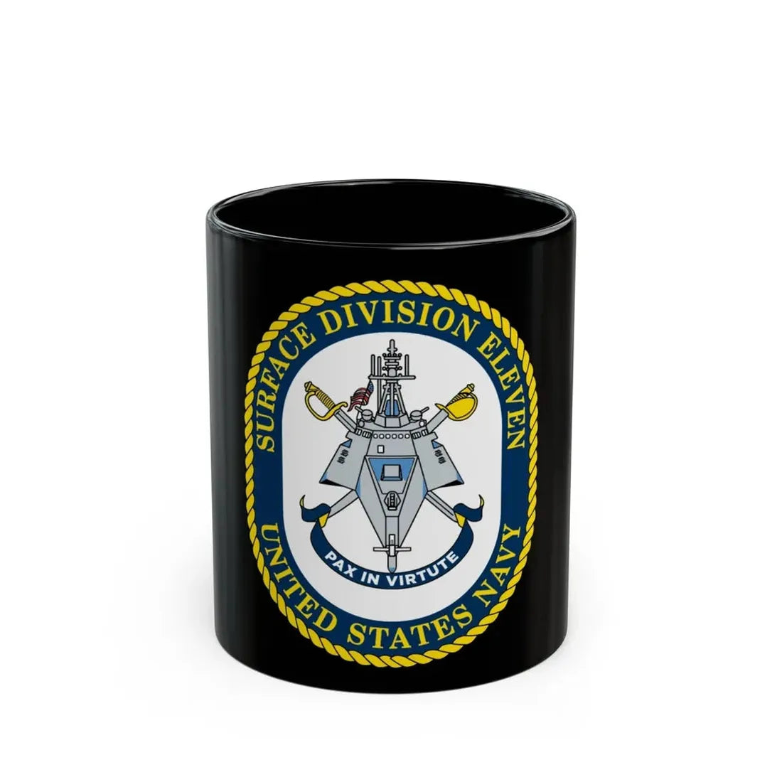 Surface DIV 11 USN (U.S. Navy) Black Coffee Mug 11oz - Go Mug Yourself