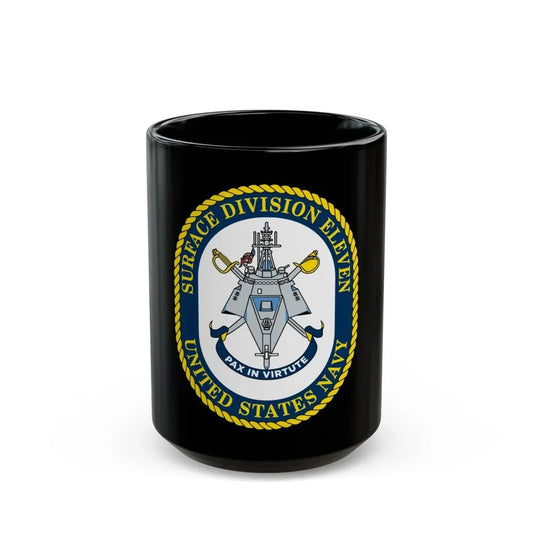 Surface DIV 11 USN (U.S. Navy) Black Coffee Mug 15oz - Go Mug Yourself