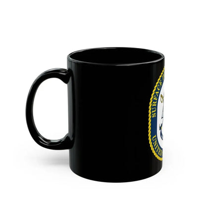 Surface DIV 11 USN (U.S. Navy) Black Coffee Mug - Go Mug Yourself