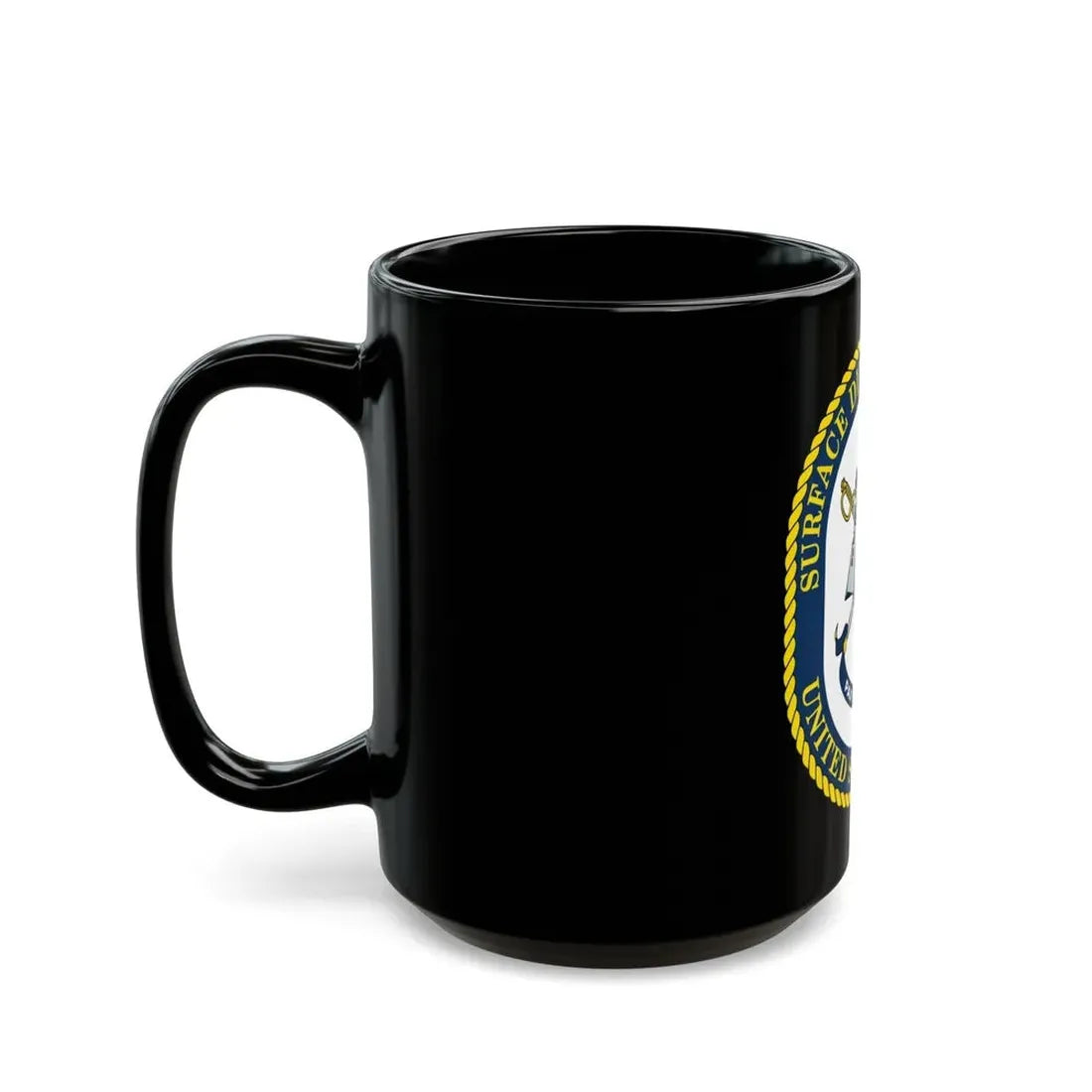 Surface DIV 11 USN (U.S. Navy) Black Coffee Mug - Go Mug Yourself